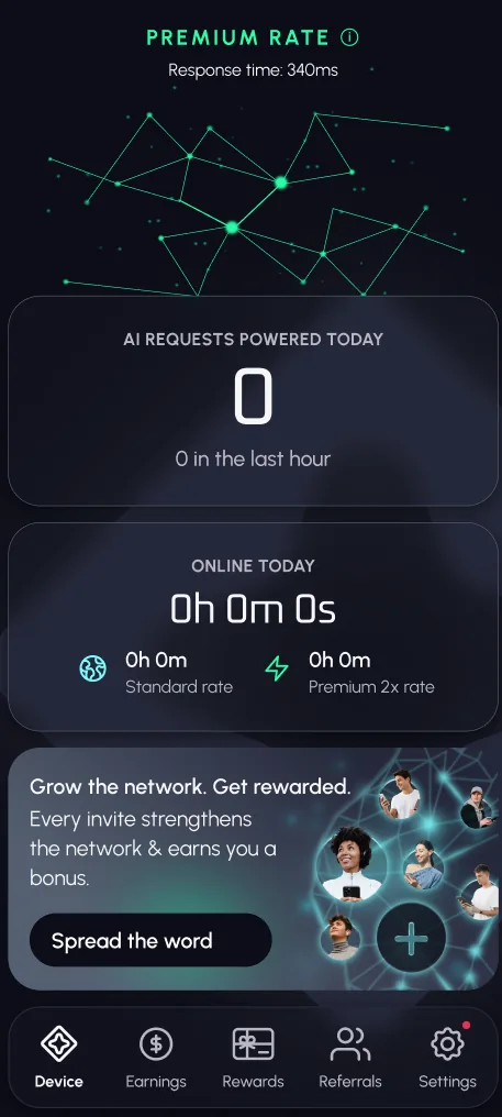 Known display issue - Premium status with counters at 0